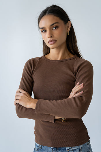 Cameron Top in Brown