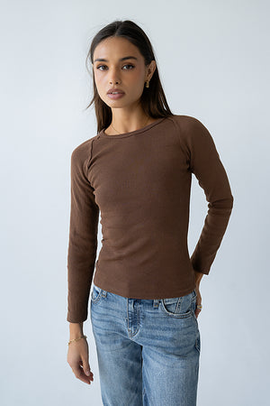 Cameron Top in Brown