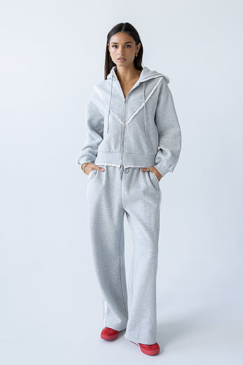 Sydney Lace Trim Sweatpants - FINAL SALE