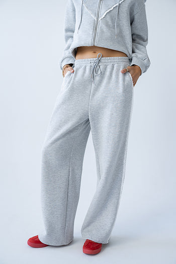 Sydney Lace Trim Sweatpants - FINAL SALE