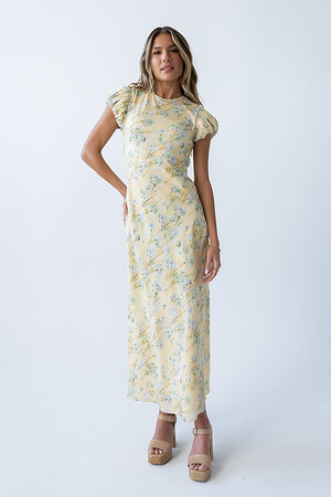Zoelle Halter Neck Midi Dress