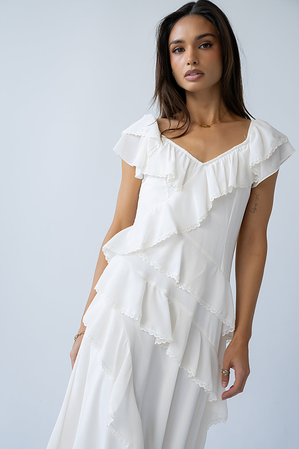 maxi dresses cream Princess Polly Women's Gratuita Long Sleeve Maxi Sweater Dress - Natural