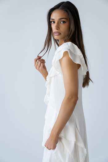 antoine maxi dress Atm Anthony Thomas Melillo Long Sleeve Maxi Dress