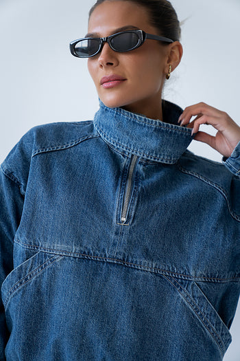 Regina Denim Jacket in Medium Wash