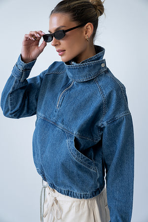Regina Denim Jacket in Medium Wash