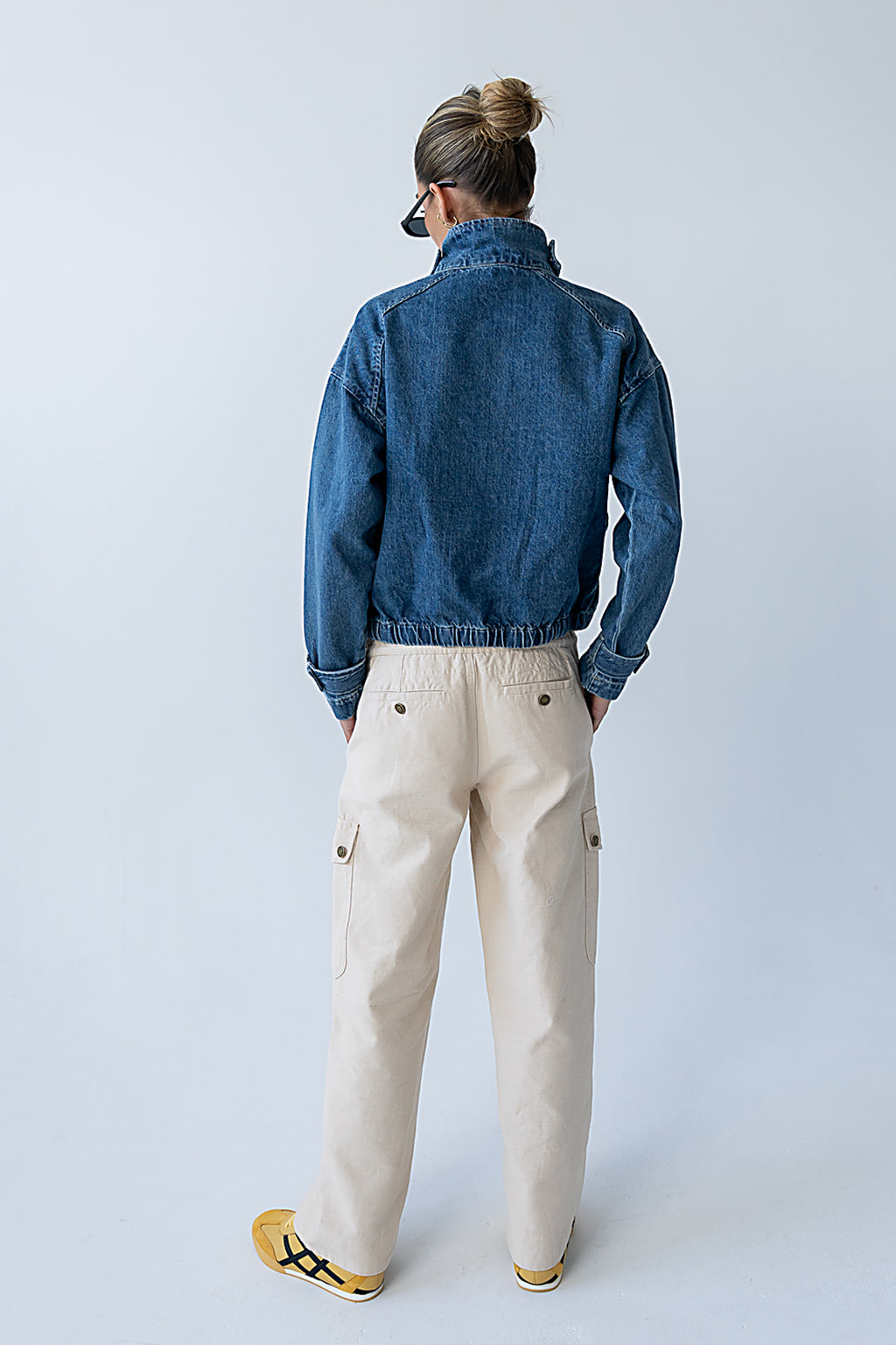 Kirsty Straight Leg Pants in Bone