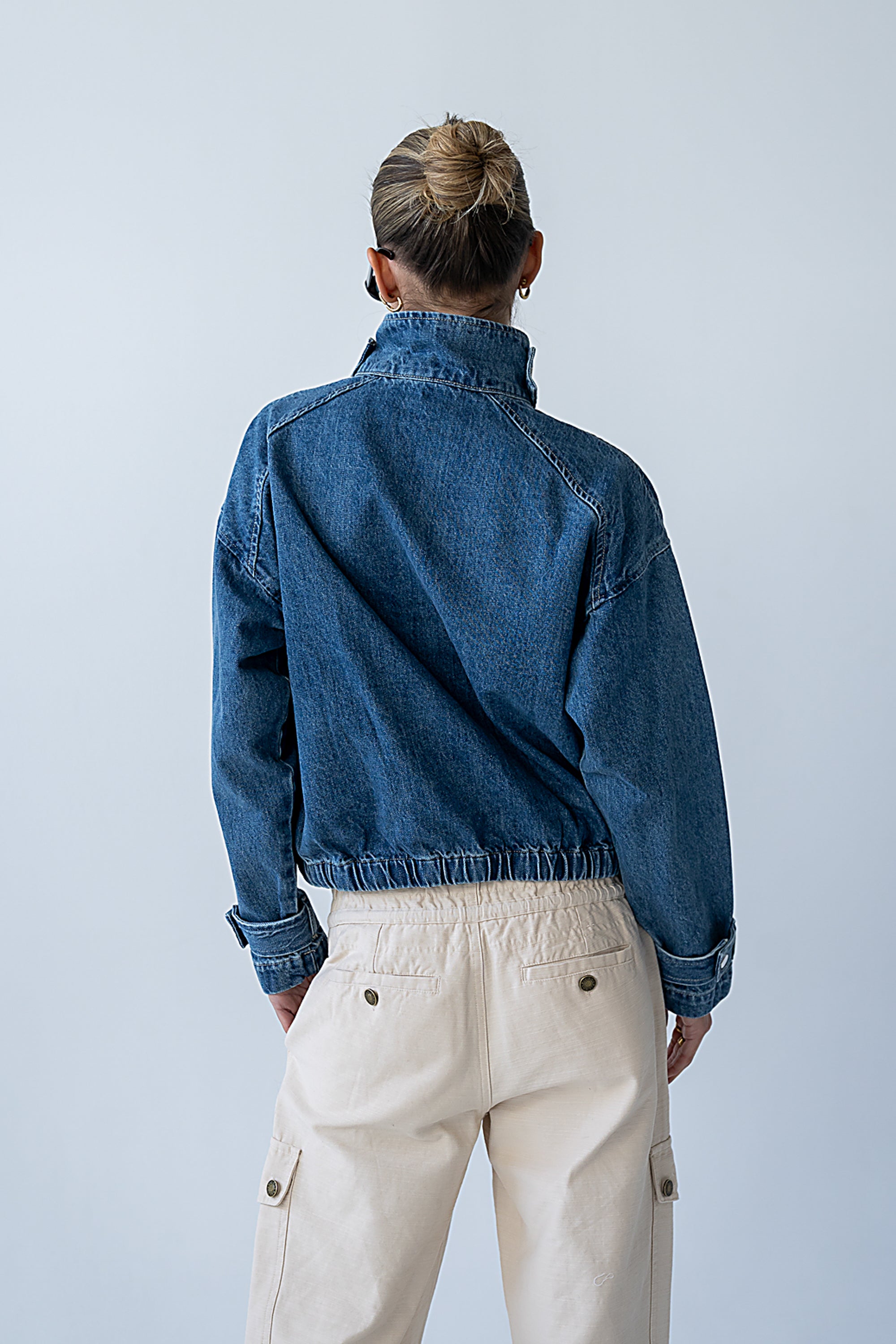 Regina Denim Jacket in Medium Wash Regina Denim Jacket in Medium Wash