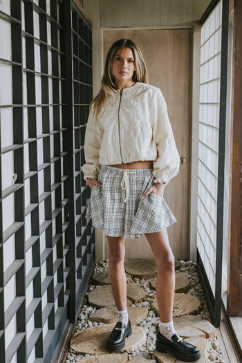 Sidney Embroidered Jacket in Cream
