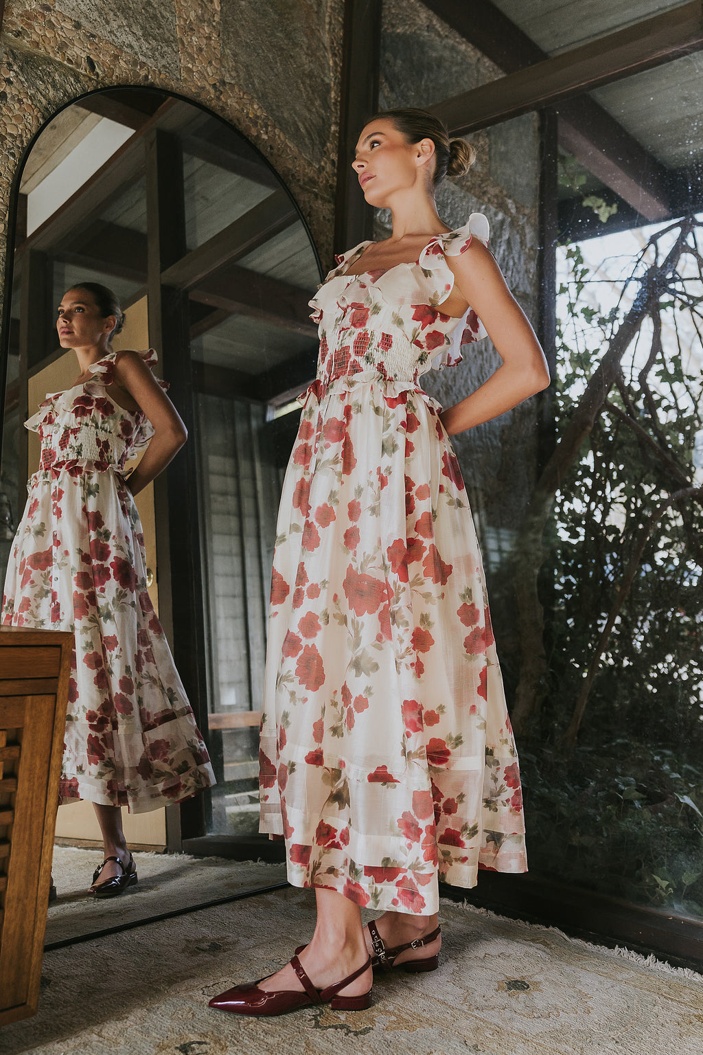 semi formal floral maxi dress Londyn Floral Maxi Dress