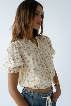 Freda Floral Blouse