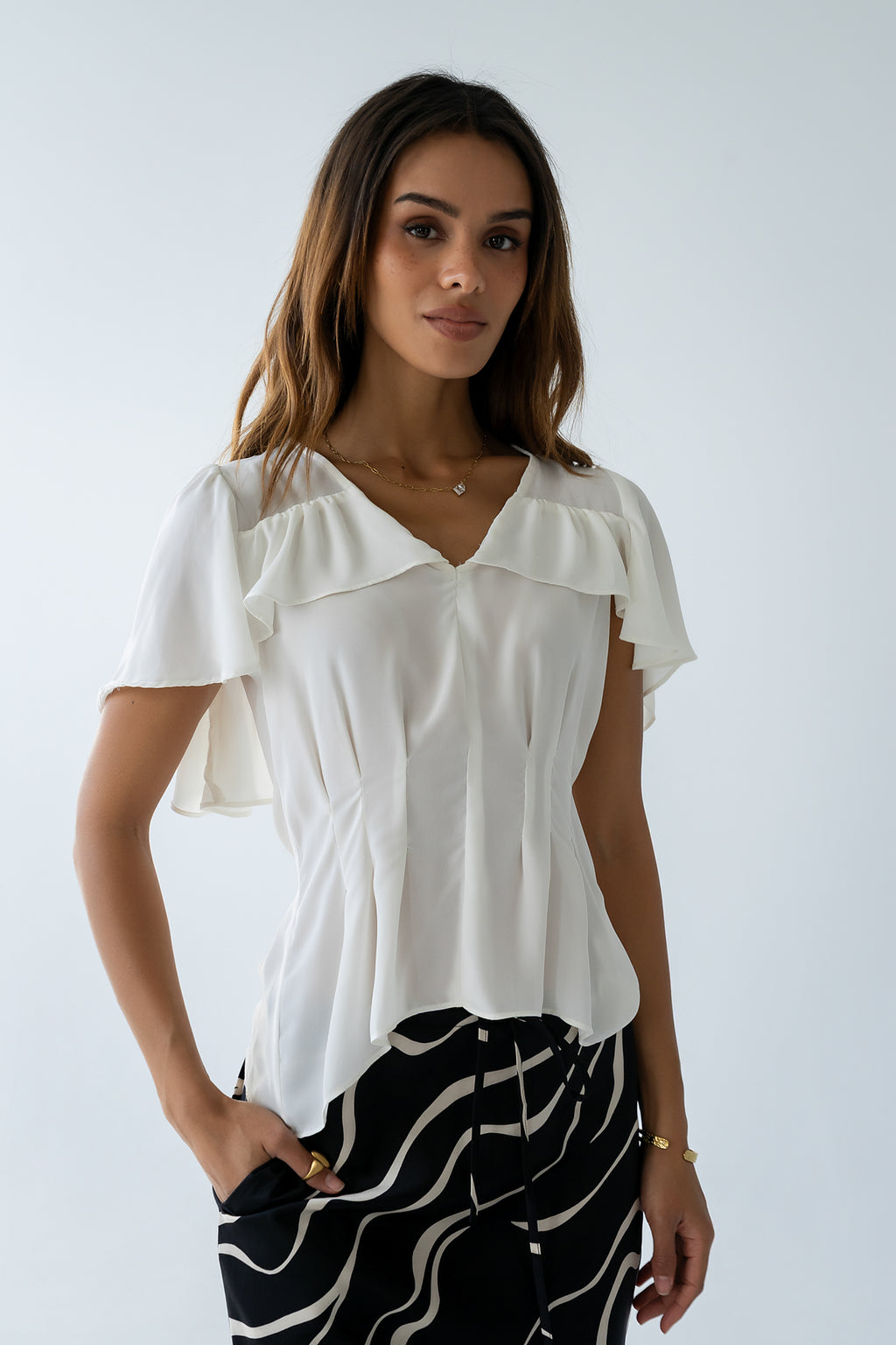 Bernice Sheer Blouse