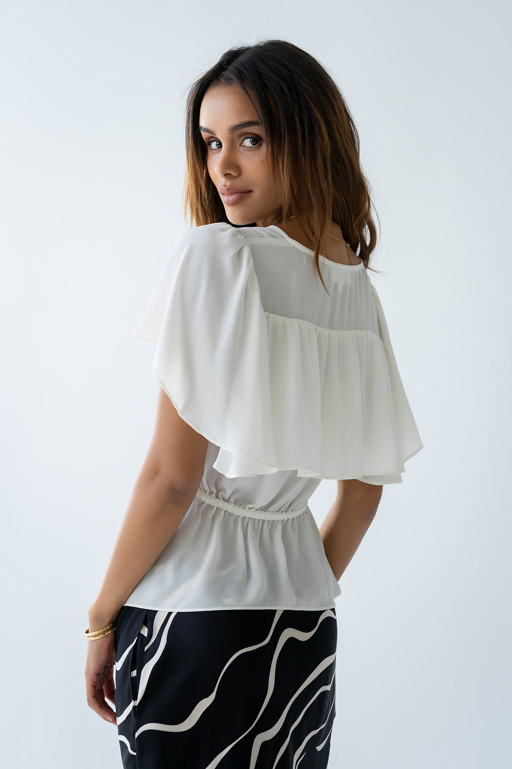 Bernice Sheer Blouse