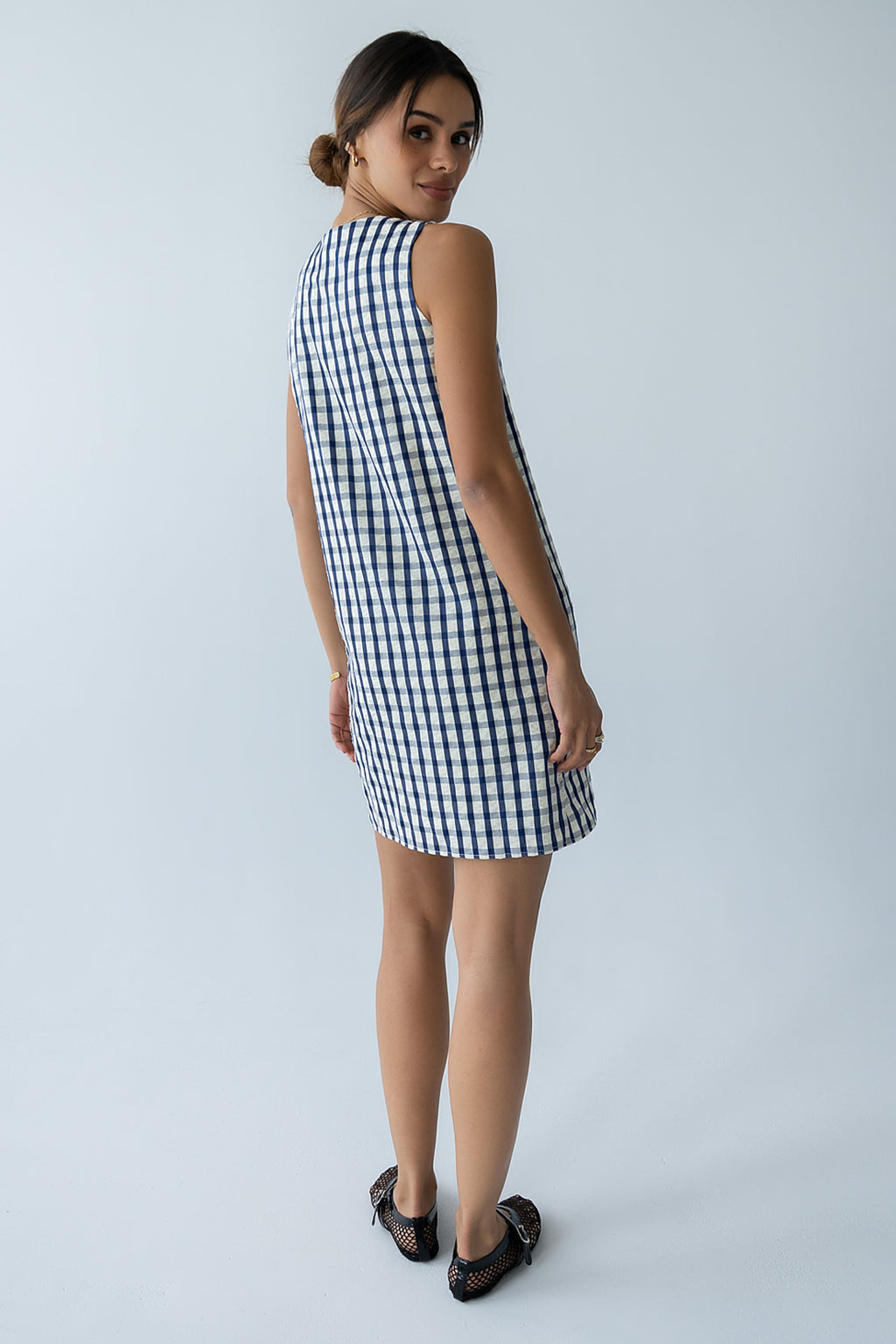 Sue Gingham Mini Dress