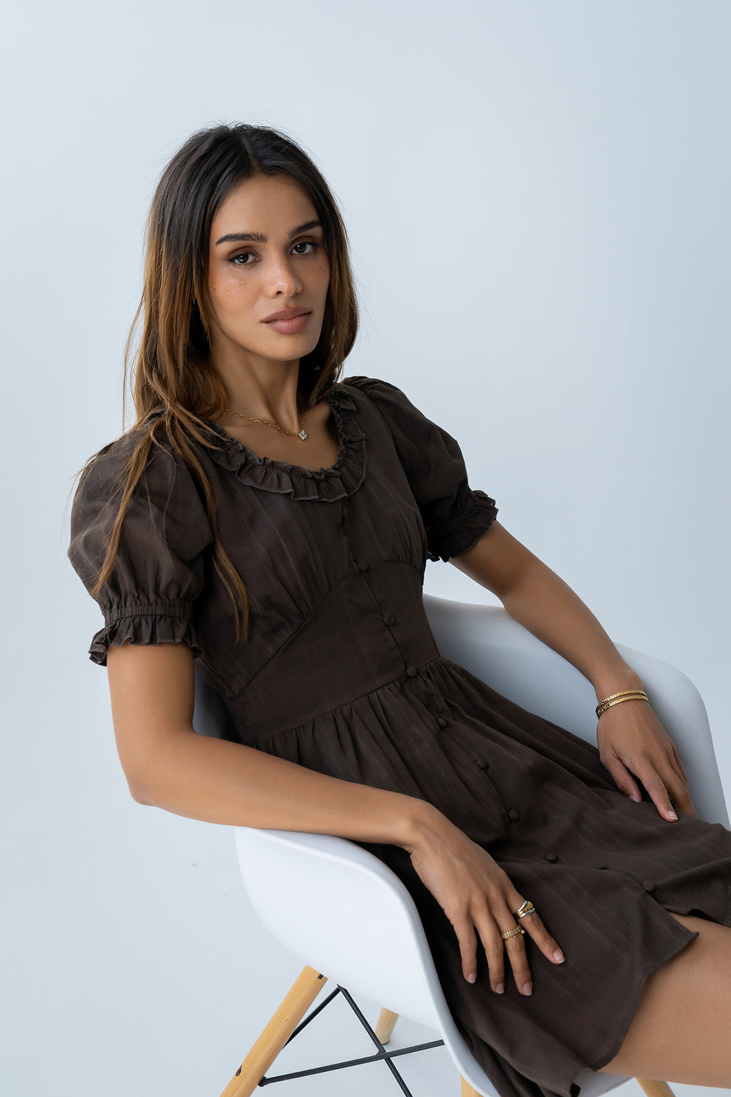 jennie knit mini dress Frankies Bikinis X JENNIE Kim Jersey Knit Long Sleeve Mini Dress