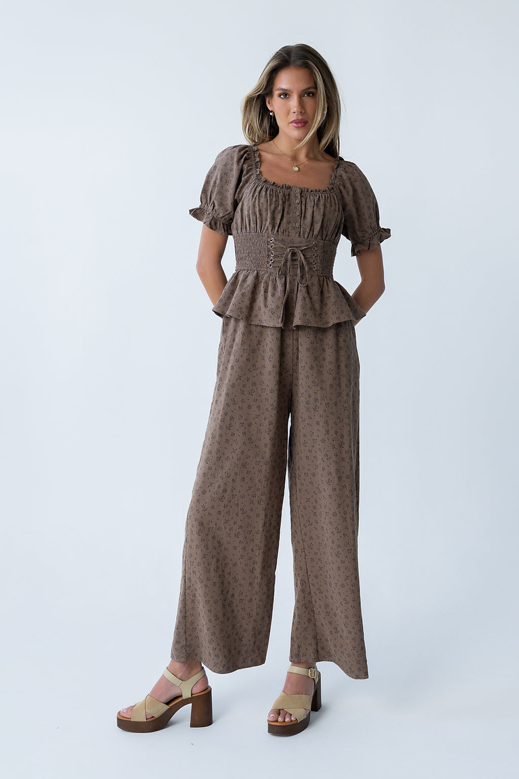 Nancy Floral Jumpsuit
