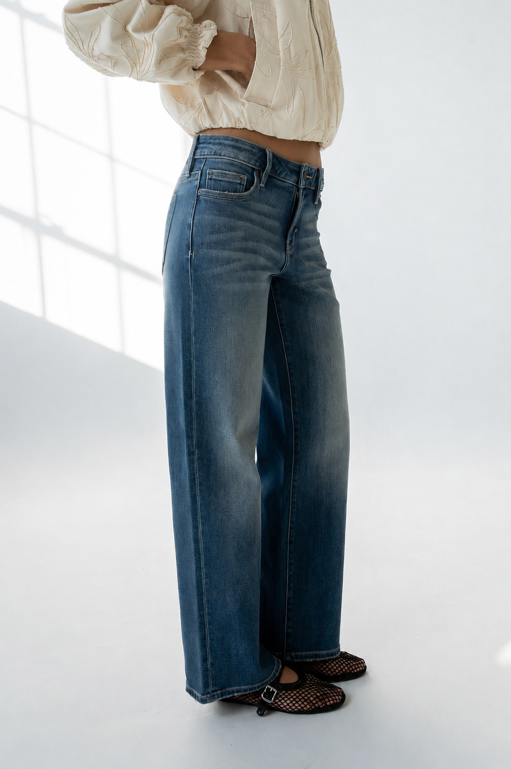 Tasha Relaxed Straight Leg Jeans