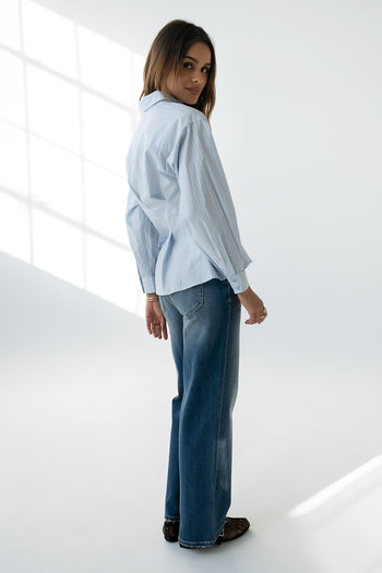 Hadley Striped Button Up