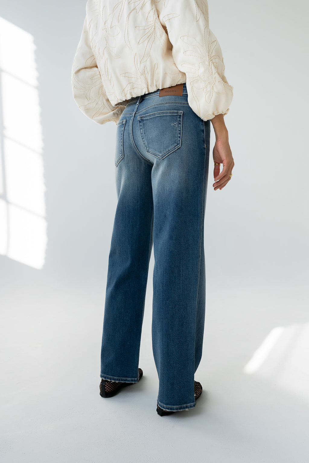 Tasha Relaxed Straight Leg Jeans