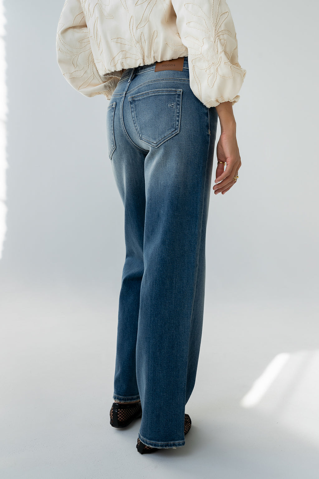 Tasha Relaxed Straight Leg Jeans