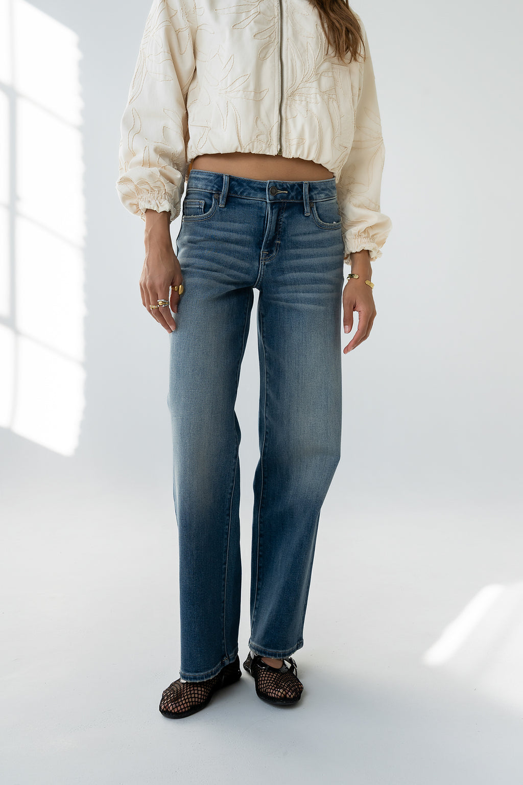 Tasha Relaxed Straight Leg Jeans