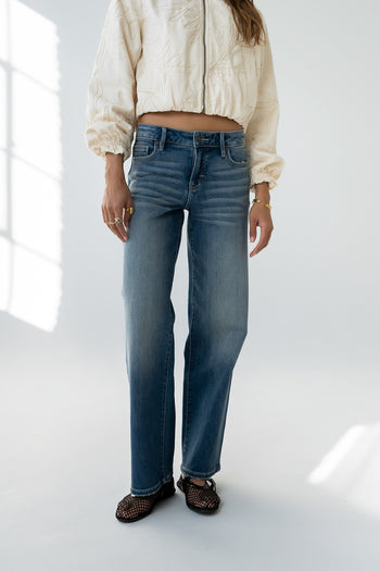 Tasha Relaxed Straight Leg Jeans