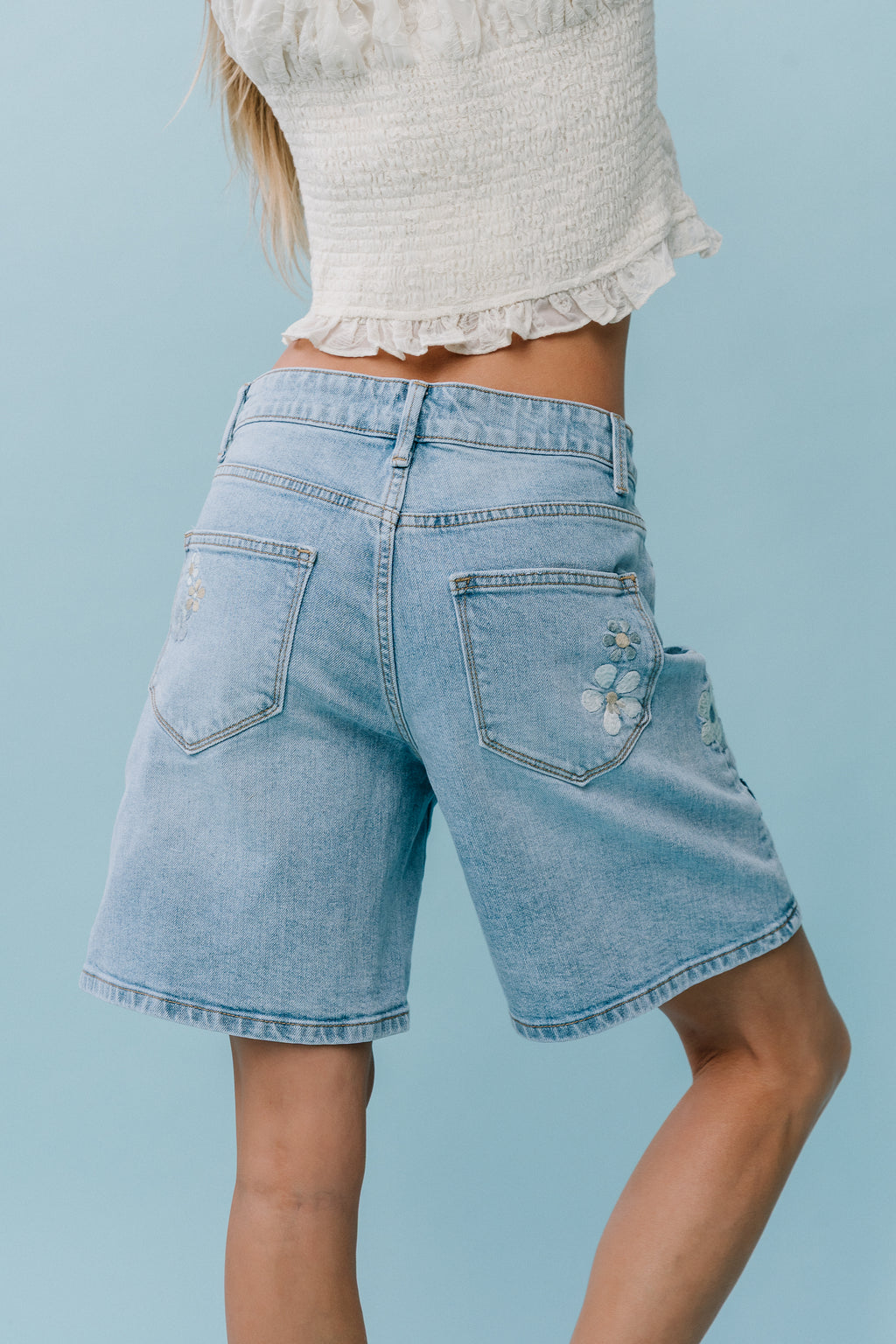 Franko Embroidered Shorts