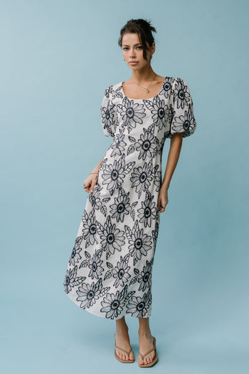 Brielle Embroidered Maxi Dress