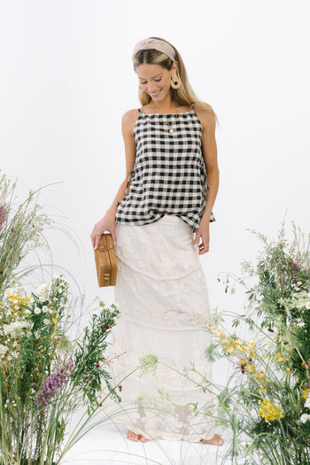 Lily Gingham Tank Top