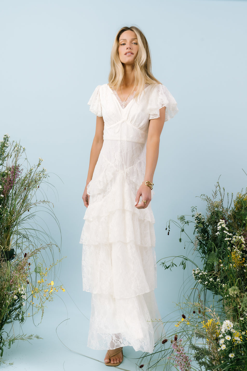 Tracie Lace Maxi Dress in Ivory Tracie Lace Maxi Dress in Ivory