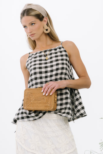Lily Gingham Tank Top