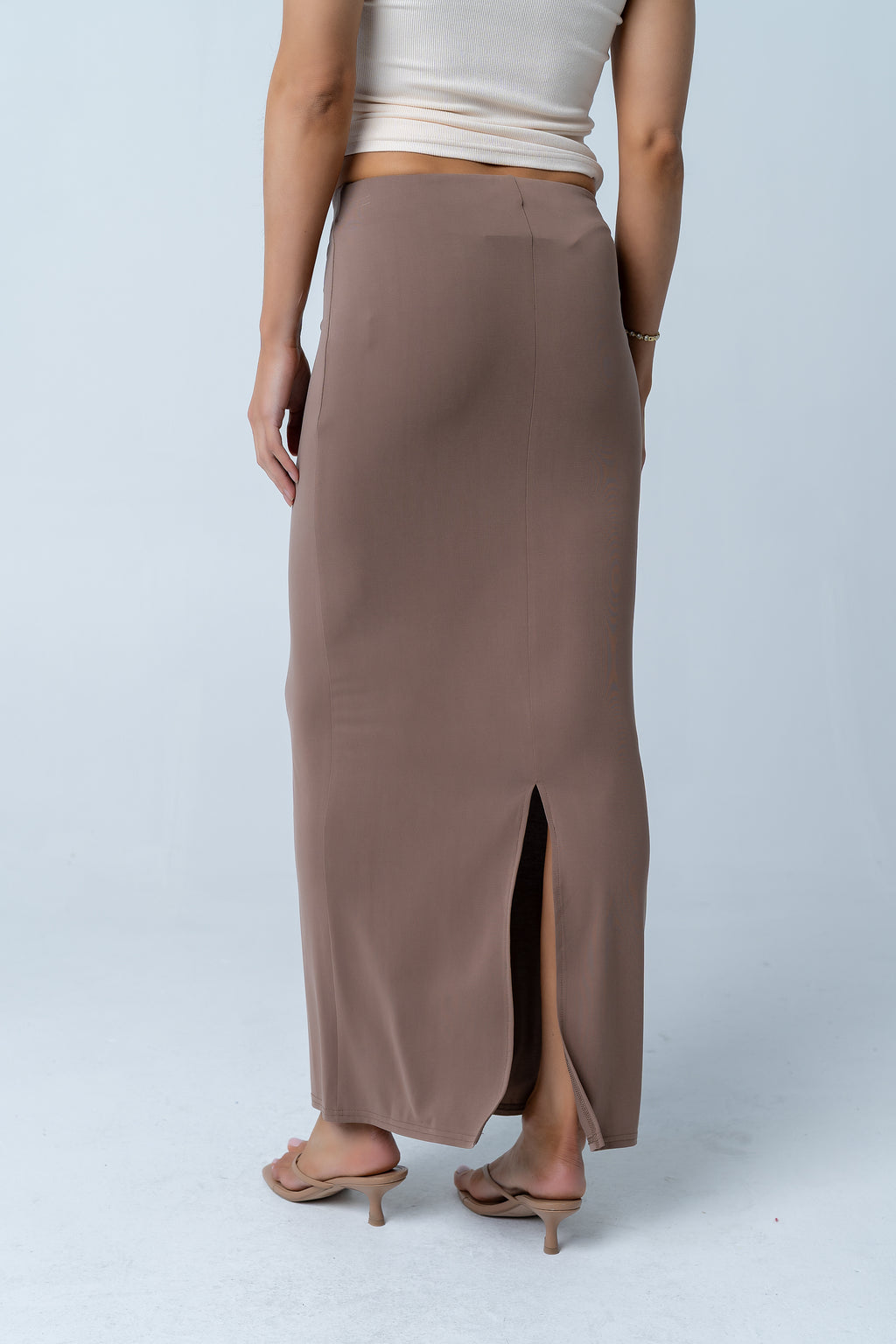 Ariany Maxi Skirt in Brown - FINAL SALE