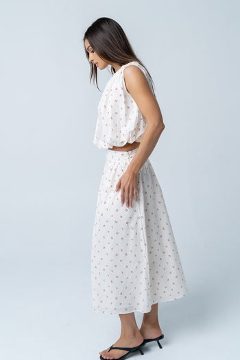 Tyla Cherry Sleeveless Blouse