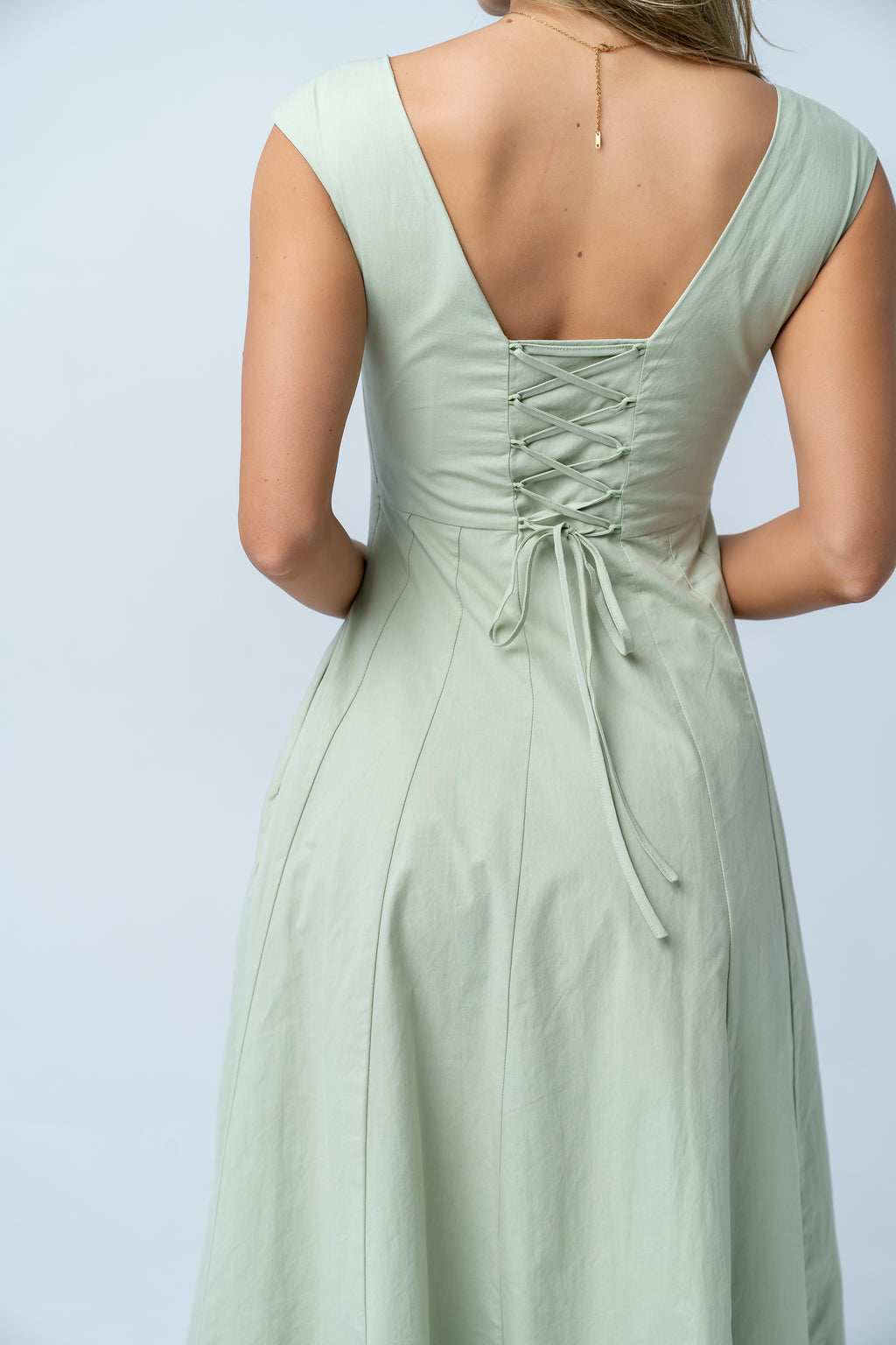 bohme sage green dress Ellianna Floral Maxi Dress in Green main image 1