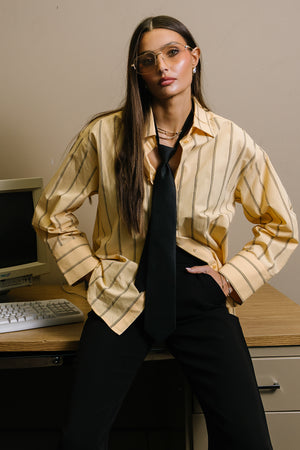 Kenya Striped Button Up