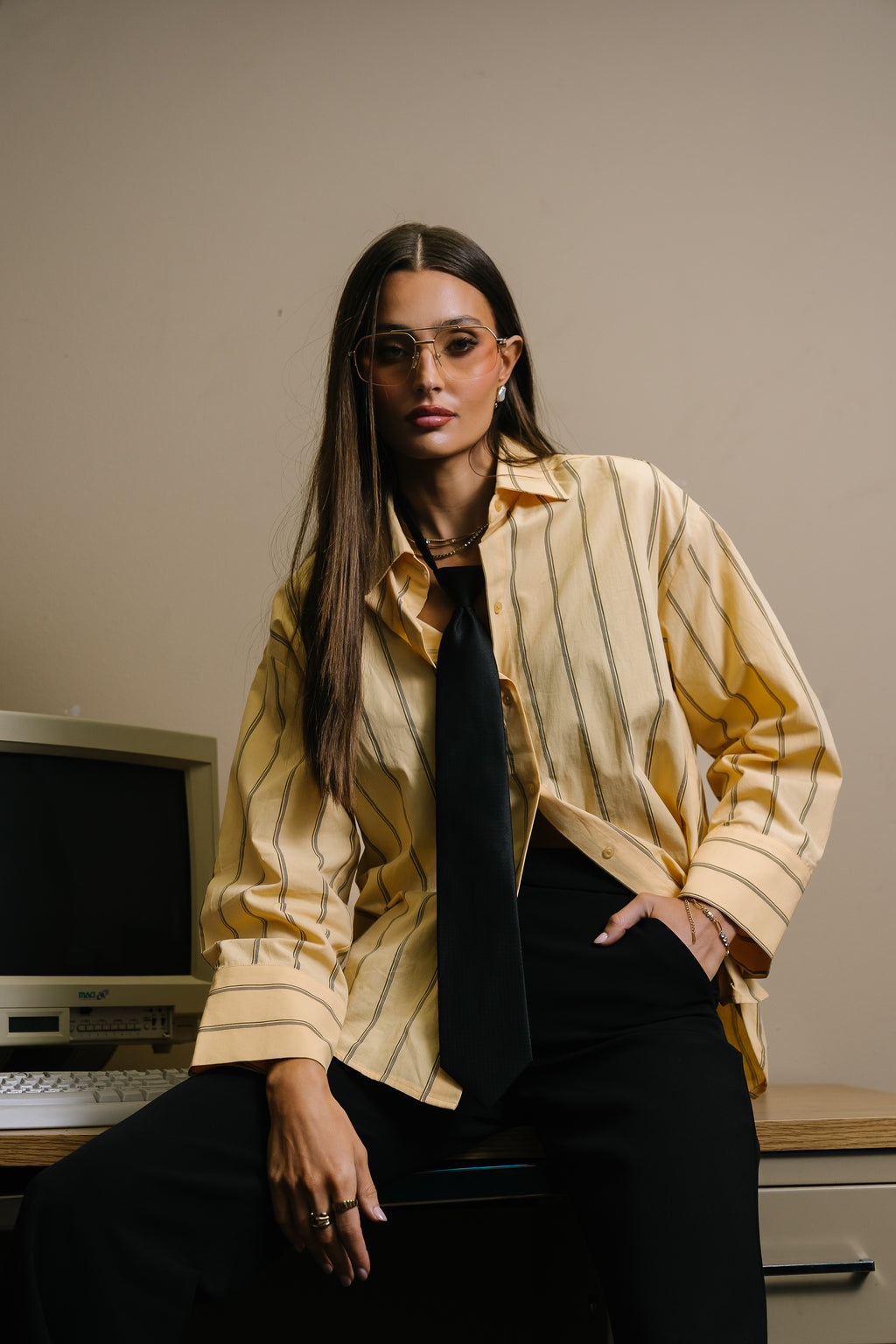 Kenya Striped Button Up