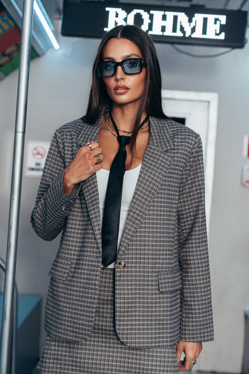Benji Plaid Blazer