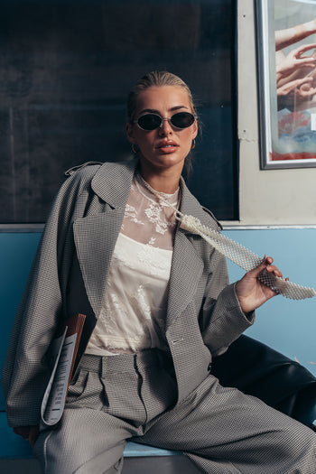 Abby Cropped Trench Coat