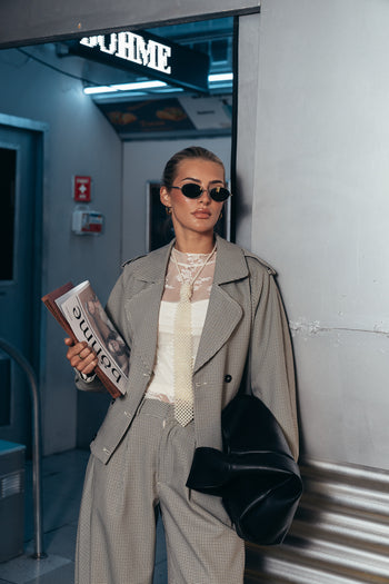 Abby Cropped Trench Coat