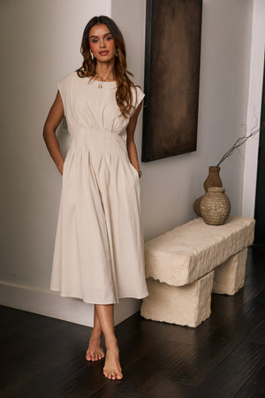 matilda maxi dress Women's Matilda Applique Maxi Dress Off White S/M/L/Customize MEAN BLVD Off White / Customize