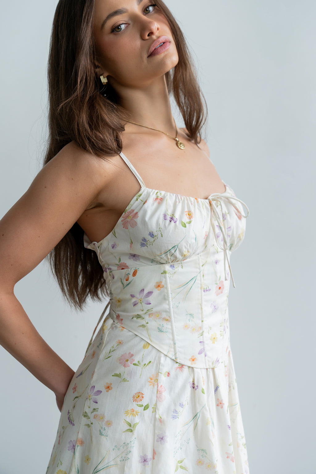 Quiny Floral Midi Dress