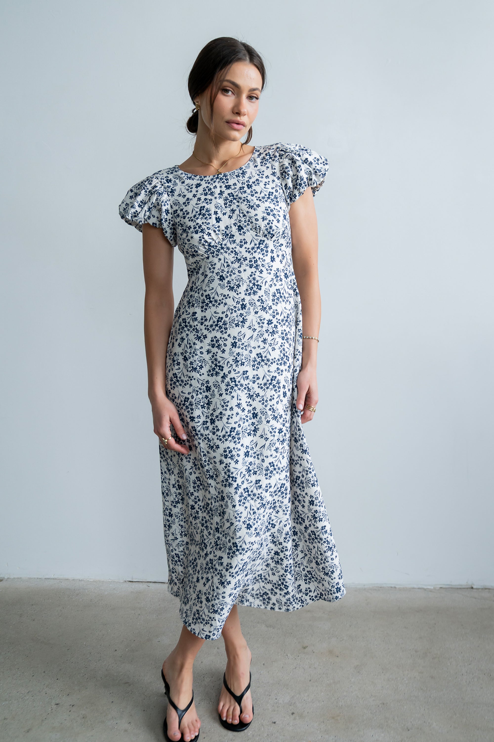 midi bohme dresses Smith Floral Midi Dress