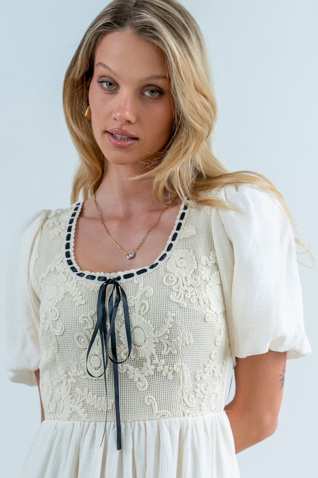 Camryn Embroidered Maxi Dress