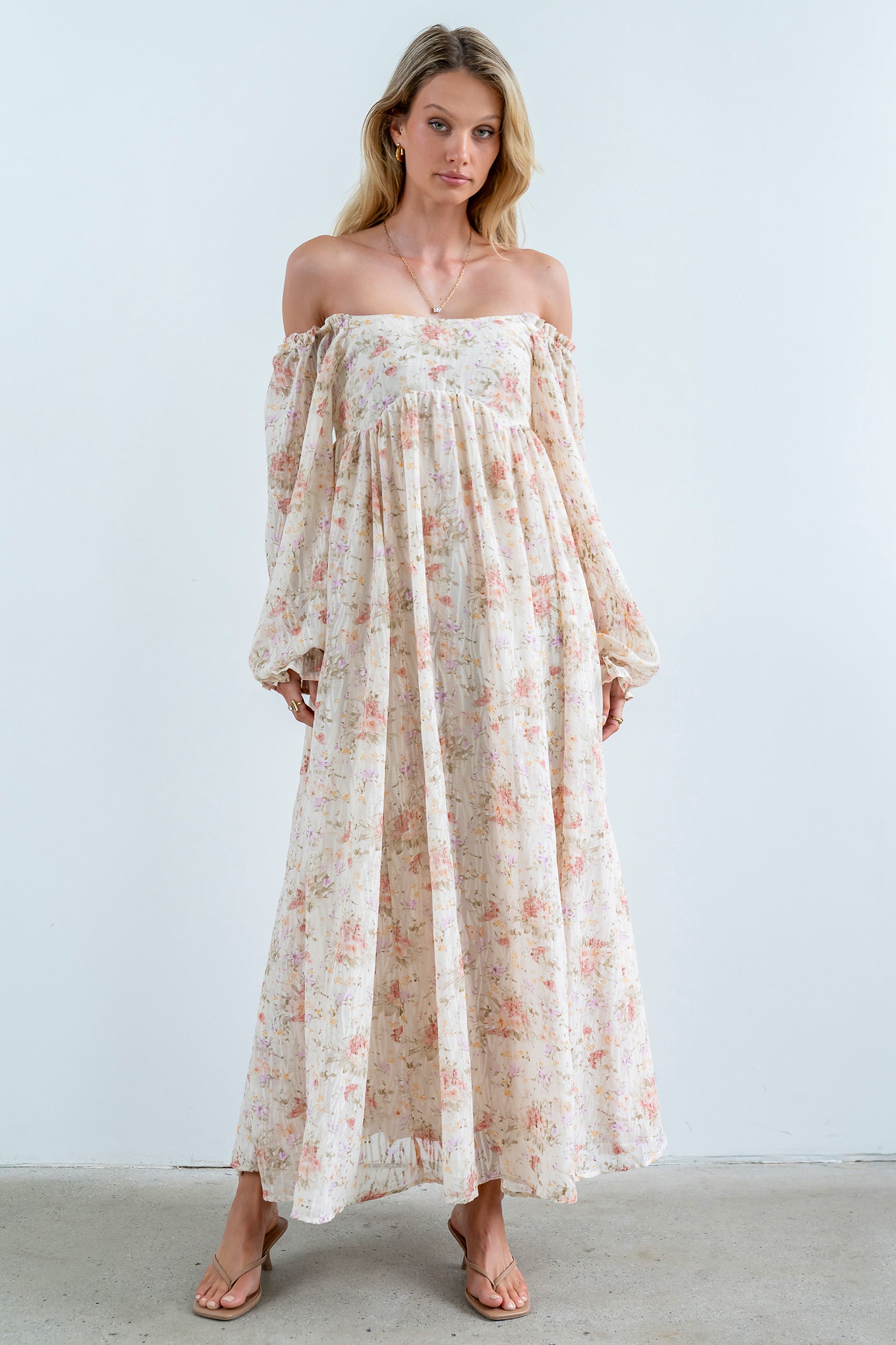 baylor embroidered maxi dress Brynn Floral M / Multi The Brynn Floral Maxi 8.29.26 Anewsta Women's Elegant Autumn Size:50 Long Jacket+44 Waist Adjust 40 to 46)(Height:6-6.4