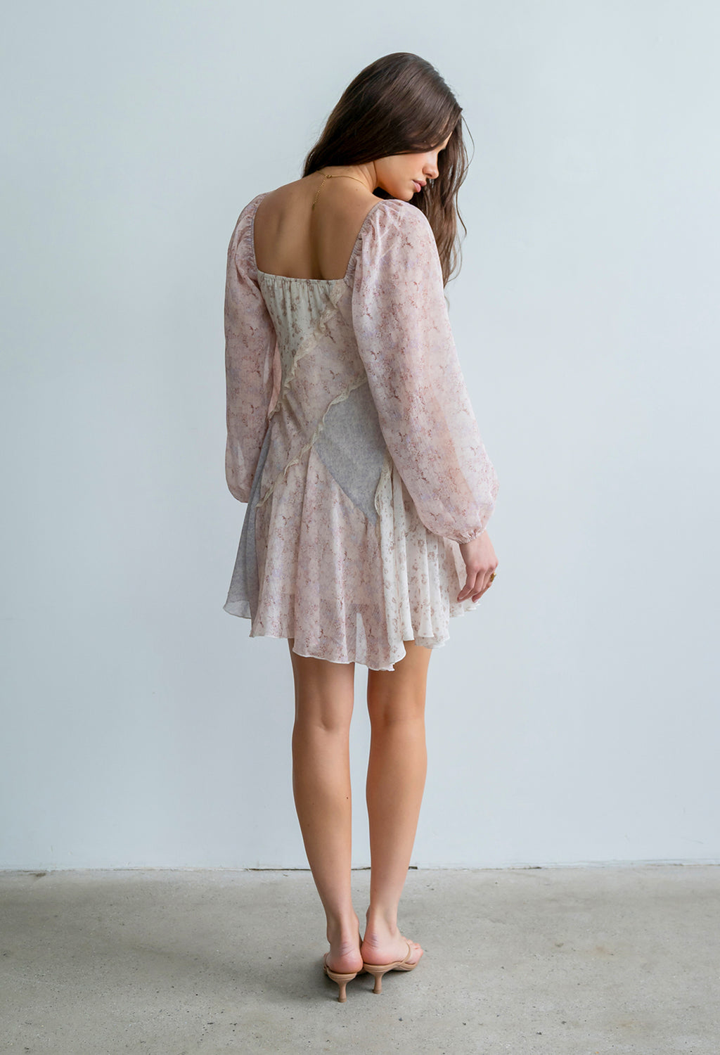 böhme Bree Patchwork Mini Dress in Multi böhme Bree Patchwork Mini Dress in Multi