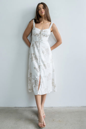 Brandy Floral Midi Dress