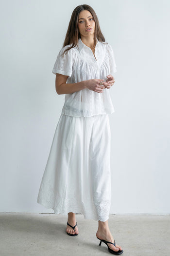 Tina Sheer Button Up
