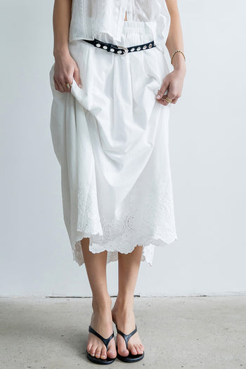 Chloe Embroidered Maxi Skirt