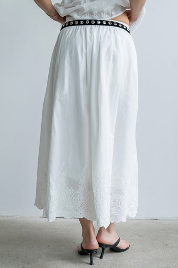 Chloe Embroidered Maxi Skirt
