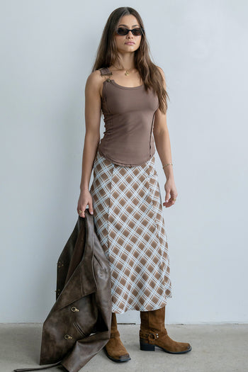 Lenny Overall Top in Brown