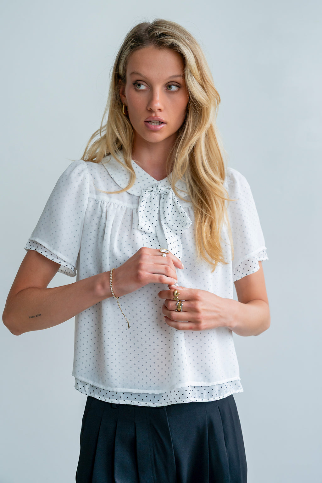 Danika Polka Dot Blouse